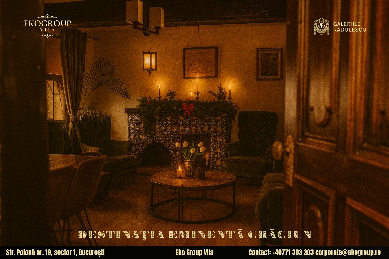 Destinații de Crăciun în București: Crăciunul anilor ’30 la Eko Group Vila – Eleganța unei sărbători retrăite 6 Destinații de Crăciun în București: Crăciunul anilor ’30 la Eko Group Vila – Eleganța unei sărbători retrăite