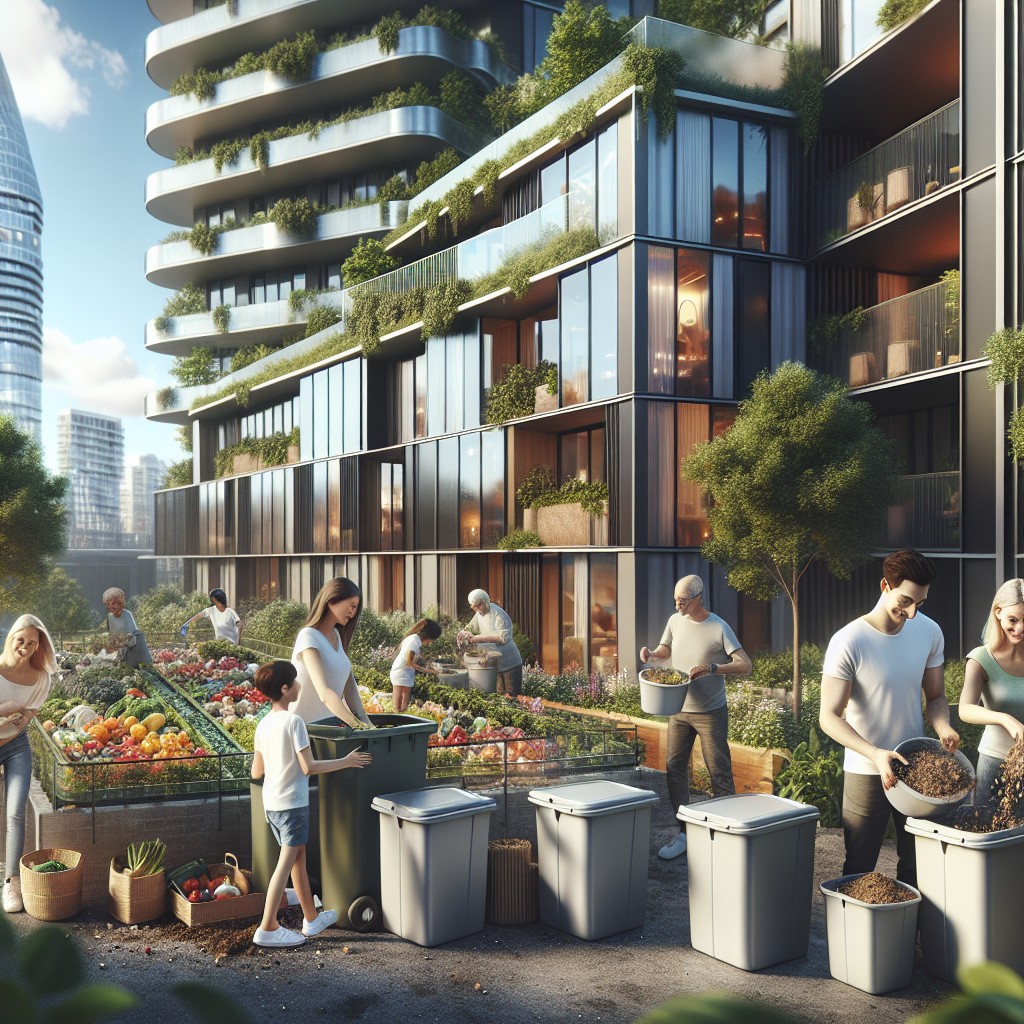 Compost la bloc: soluții curate pentru resturile organice